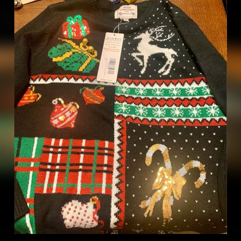 Small ugly Christmas sweater